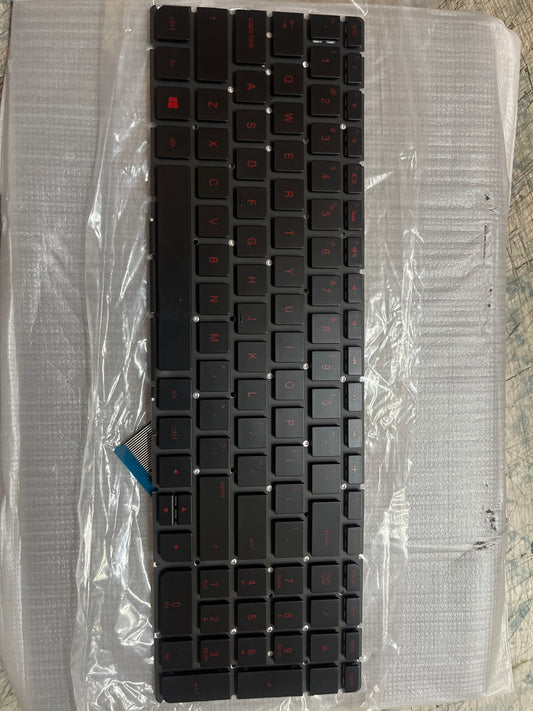 लैपटॉप इंटरनल कीबोर्ड HP Pavilion 15-AB 15-BS 15-AU 15-AW 15-CC 15-CK 15-AK 17-G 17-W Envy 15-AE 15-AS 15-AH Omen 15-AX 15-be के लिए बैकलाइट के साथ बैकलाइट के बिना रंग काला लाल हरा सिल्वर