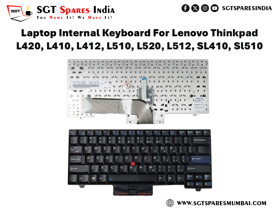 Laptop Internal Keyboard For Lenovo Thinkpad L420, L410, L412, L510, L520, L512, SL410, Sl510