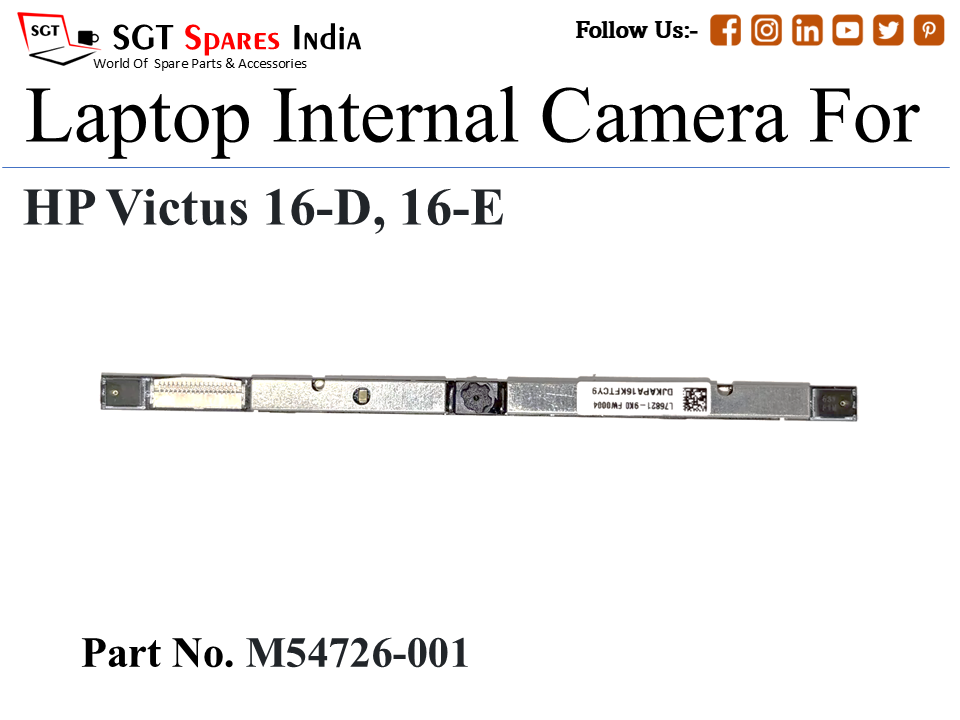 H-p M54726-001 Laptop Internal Camera For HP Victus 16-D, 16-E