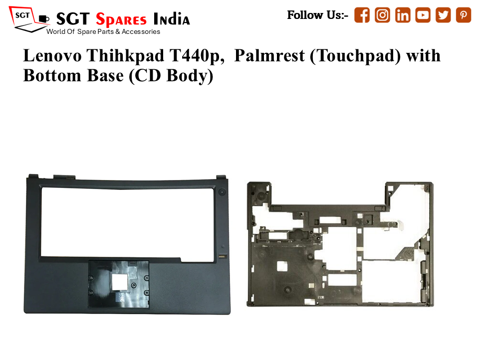 Lenovo Thihkpad T440p, Palmrest (Touchpad) with Bottom Base (CD Body)