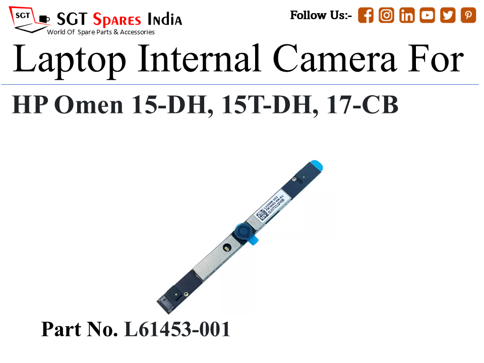 H-p L61453-001 Laptop Internal Camera For HP Omen 15-DH, 15T-DH, 17-CB