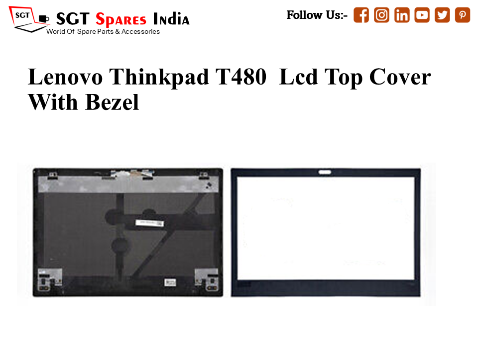 LAPTOP LCD TOP COVER WITH BAZEL FOR LENOVO THINKPAD T480,