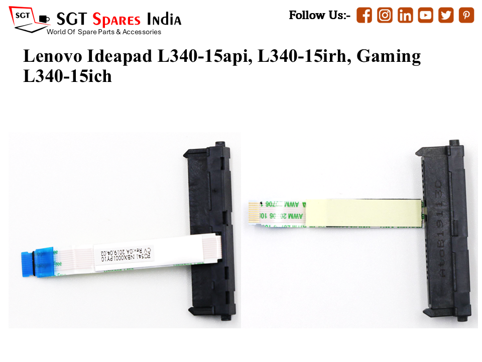 Le-novo Ideapad L340-15api, L340-15irh, Gaming L340-15ich Laptop Hard-Disk (HDD) Cable