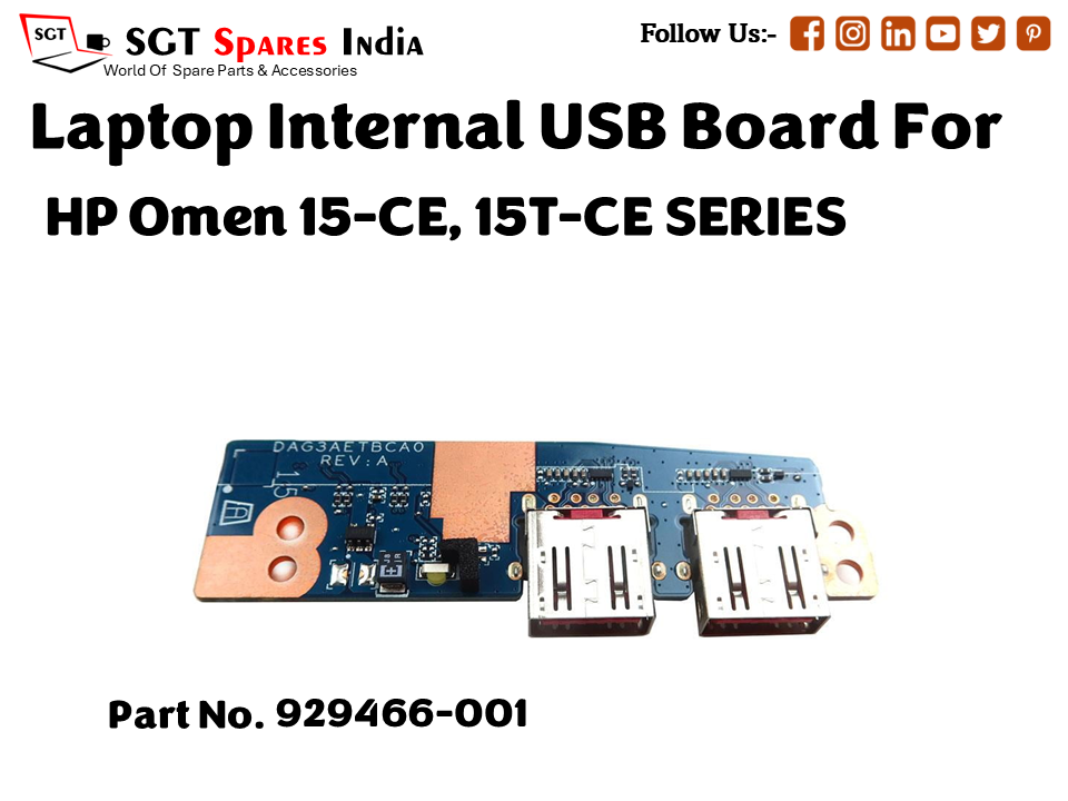 laptop Internal USB or IO board For HP Omen 15 CE, 15T CE SERIES Part no. 929466 001