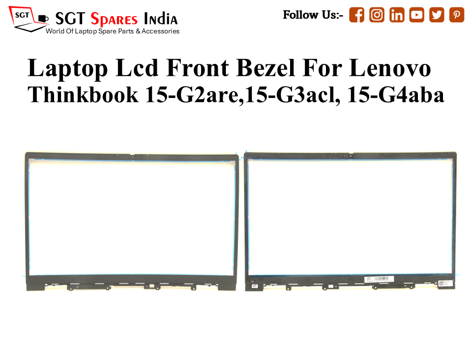 Laptop Lcd Front Bezel For Lenovo Thinkbook 15-G2are, 15-G3acl, 15-G4aba