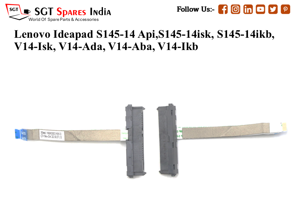 Le-novo Ideapad S145-14 Api,S145-14isk, S145-14ikb, V14-Isk, V14-Ada, V14-Aba, V14-Ikb Laptop Hard-Disk (HDD) Cable