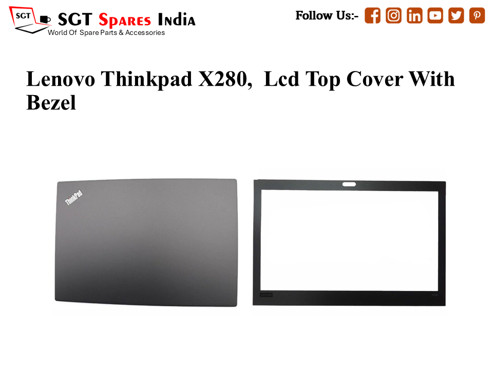 LAPTOP LCD TOP COVER WITH BAZEL FOR LENOVO THINKPAD X280,
