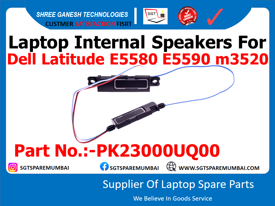 Dell Latitude E5580 E5590 m3520 рдХреЗ рд▓рд┐рдП рд▓реИрдкрдЯреЙрдк рдЖрдВрддрд░рд┐рдХ рд╕реНрдкреАрдХрд░ рдкрд╛рд░реНрдЯ рдирдВрдмрд░:-PK23000UQ00