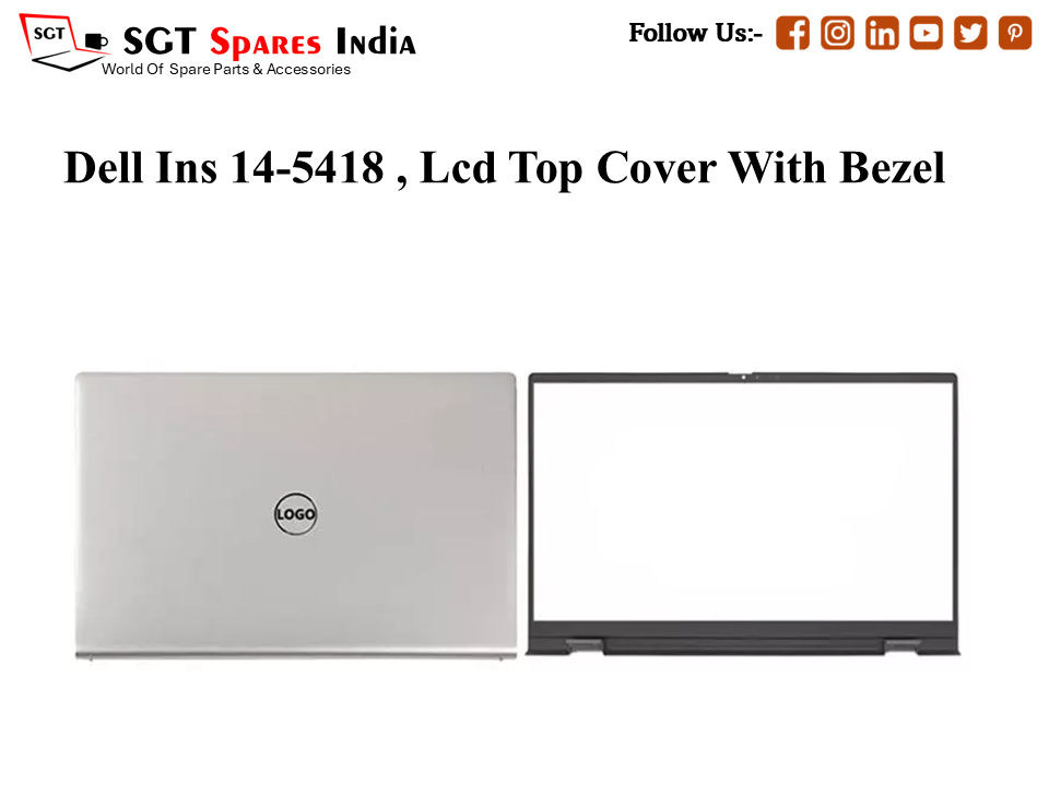 LAPTOP LCD TOP COVER WITH BAZEL FOR DELL INS 14-5418 ,