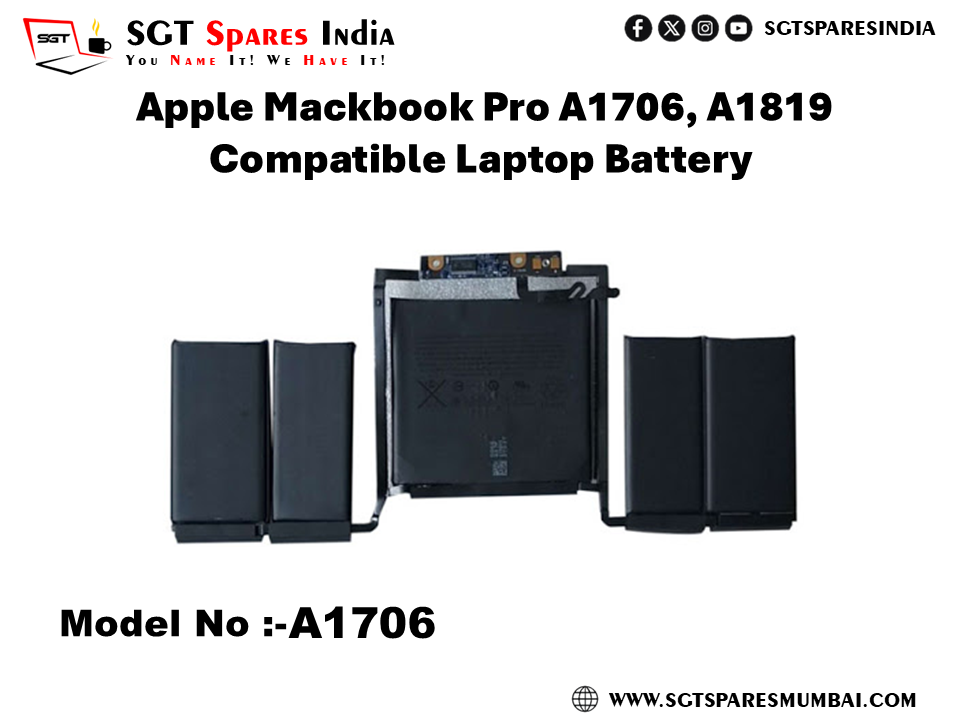 A1706 FOR Apple Mackbook Pro A1706, A1819 Compatible Laptop Battery
