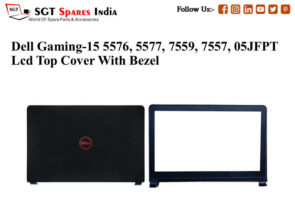 LAPTOP LCD TOP COVER WITH BAZEL FOR DELL Gaming 15 5576, 5577, 7559, 7557