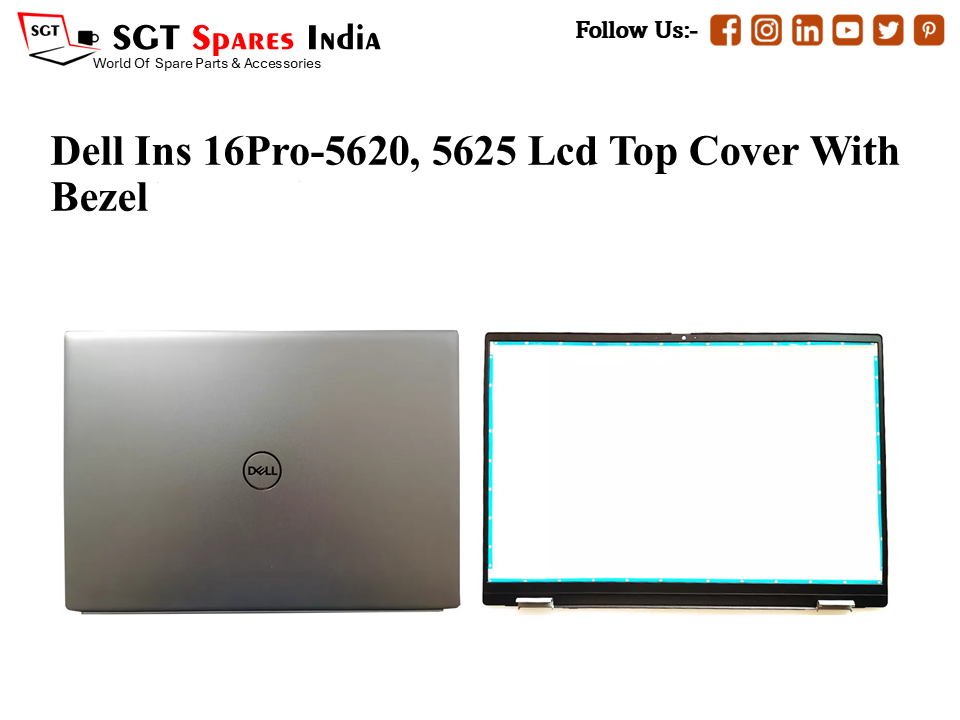 LAPTOP LCD TOP COVER WITH BAZEL FOR DELL INS 16-5620, 5625,