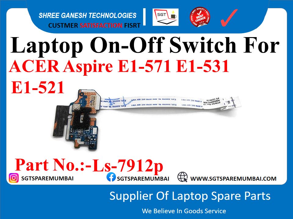 ACER Aspire E1-571 E1-531 E1-521 ne56r рдХреЗ рд▓рд┐рдП рд▓реИрдкрдЯреЙрдк рдСрди-рдСрдл рд╕реНрд╡рд┐рдЪ