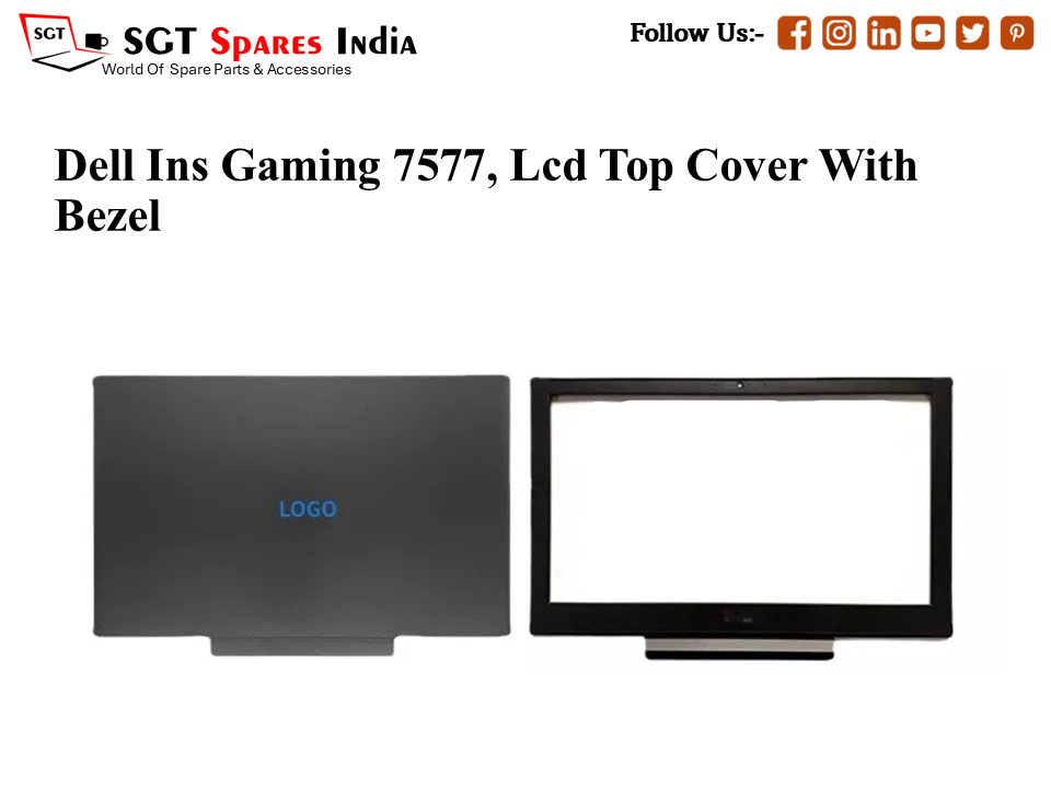 LAPTOP LCD TOP COVER WITH BAZEL FOR DELL INS GAMING 7577,