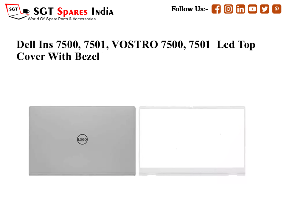 LAPTOP LCD TOP COVER WITH BAZEL FOR DELL INS 7500,7501, Vostro 7500, 7501