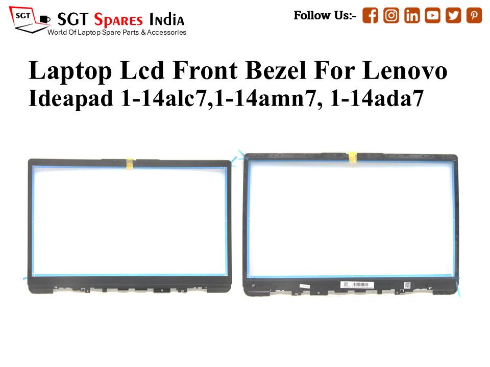 Laptop Lcd Front Bezel For Lenovo Ideapad 1-14alc7, 1-14amn7, 1-14ada7