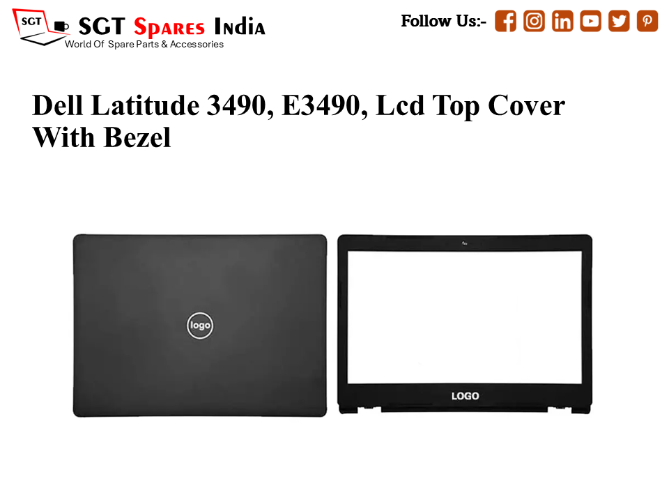 LAPTOP LCD TOP COVER WITH BAZEL FOR DELL LATTITUDE 3490, E3490,