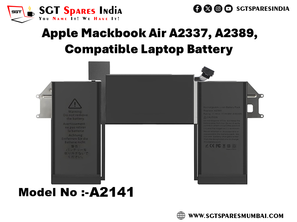 A2337 FOR Apple Mackbook Air A2337, A2389, Compatible Laptop Battery