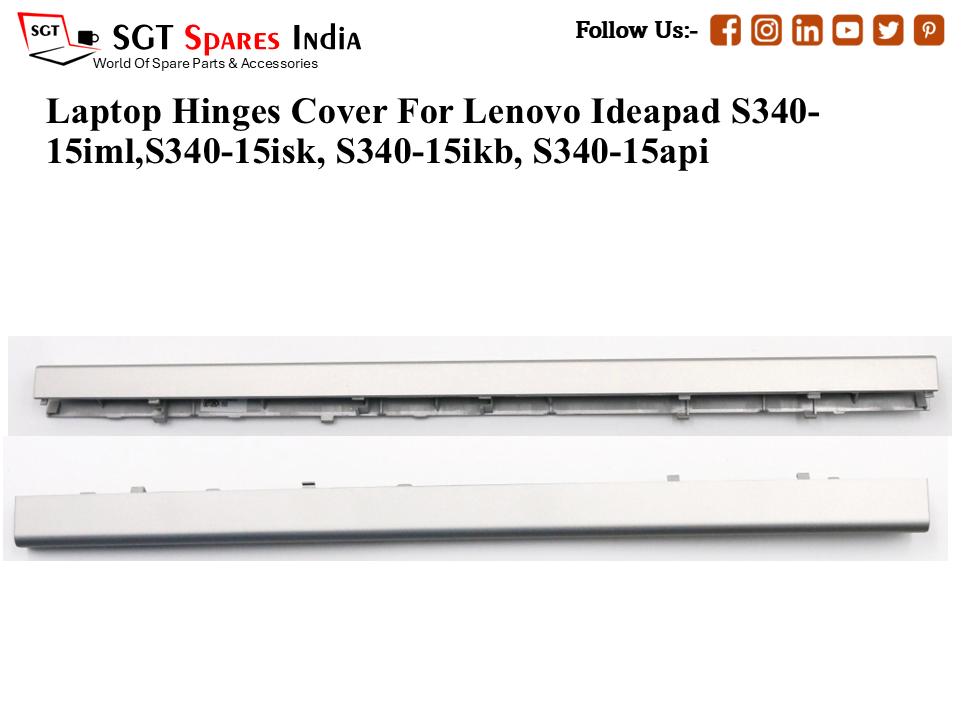Le-novo Ideapad S340-15iml,S340-15isk, S340-15ikb, S340-15api Laptop Hinges Cover (Capp)