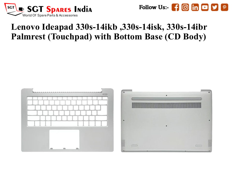 Lenovo Ideapad 330s-14ikb ,330s-14isk, 330s-14ibr Palmrest (Touchpad) with Bottom Base (CD Body)