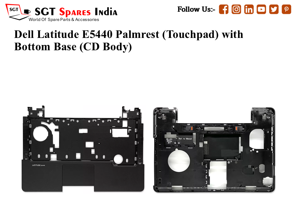 Dell Latitude E5440 Palmrest (Touchpad) with Bottom Base (CD Body)