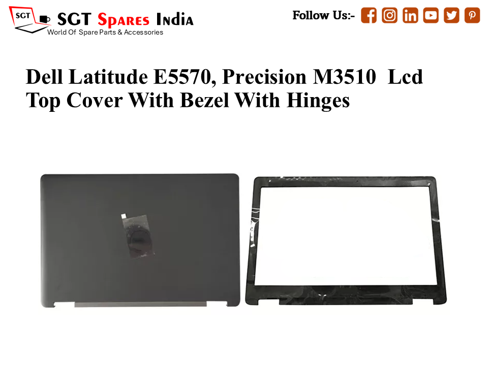 LAPTOP LCD TOP COVER WITH BAZEL FOR DELL LATTITUDE E5570,