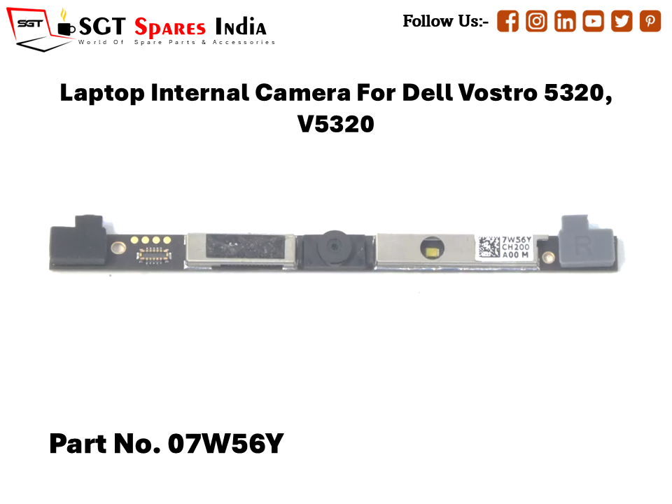 Laptop Internal Camera For Dell Vostro 5320, V5320 Part No. 07W56Y