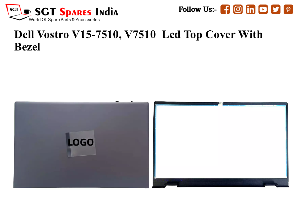 LAPTOP LCD TOP COVER WITH BAZEL FOR DELL VOSTRO V15-7510, V7510