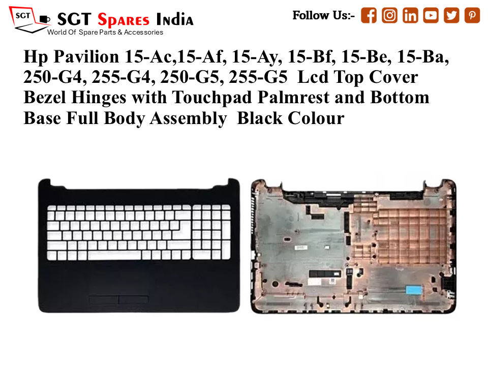 laptop bottom base for hp pavilion 15-ac, 15-ay,15-af, 15-be, 15-ba, 250-g4, 255-g4, 250-g5, 255-g5