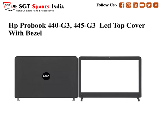 LAPTOP LCD TOP COVER WITH BAZEL FOR HP PROBOOK  440-G3,445-G3