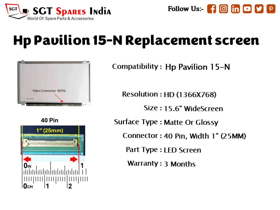 Hp Pavilion 15-N Replacement screen