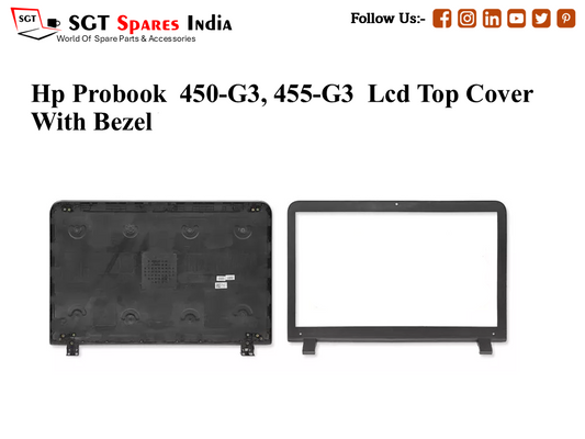 LAPTOP LCD TOP COVER WITH BAZEL FOR HP PROBOOK  450-G3,455-G3