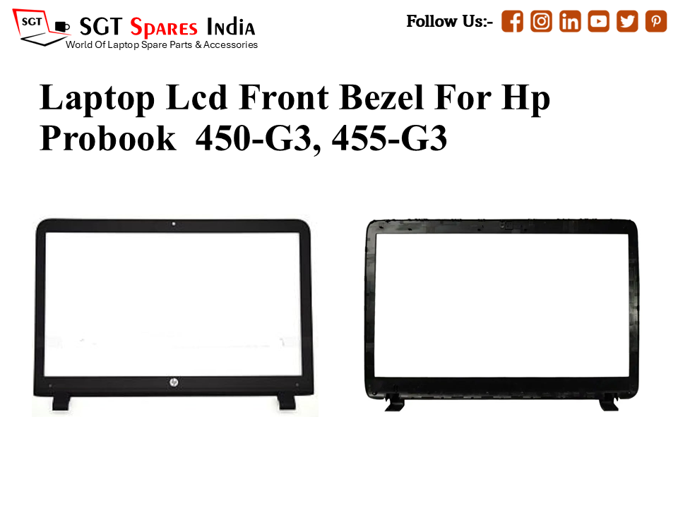 Laptop Lcd Front Bezel For Hp Probook 450-G3, 455-G3