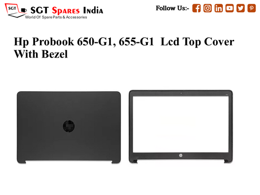LAPTOP LCD TOP COVER WITH BAZEL FOR HP PROBOOK  650-G1,655-G1, 738691-001