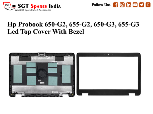 LAPTOP LCD TOP COVER WITH BAZEL WITH FOR HP PROBOOK  650-G2,655-G2, 650-G3, 655-G3