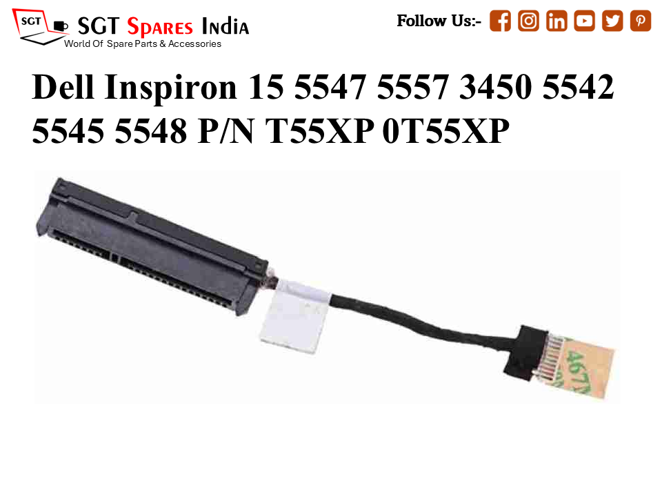 D-ell Inspiron 15 5547 5557 3450 5542 5545 5548 P/N T55XP 0T55XP Laptop Hard-Disk (HDD) Cable