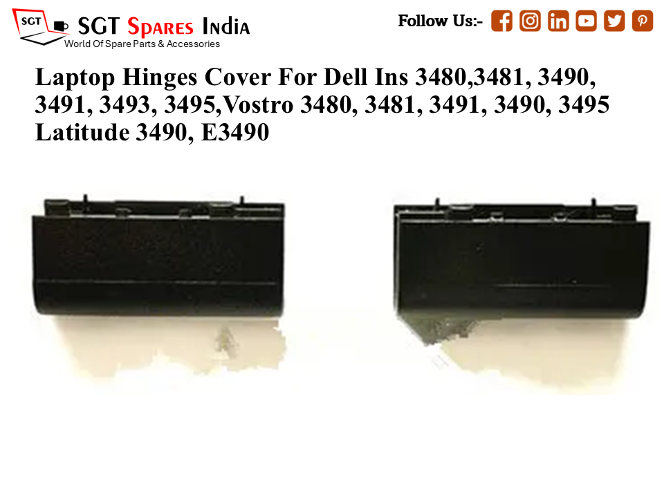 D-ell Ins 3480,3481, 3490, 3491, 3493, 3495,Vostro 3480, 3481, 3491, 3490, 3495 Latitude 3490, E3490 Laptop Hinges Cover (Capp)