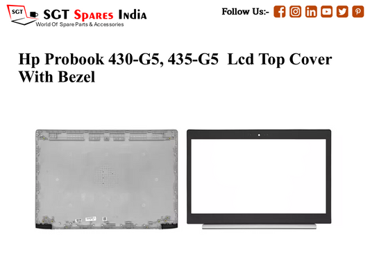 LAPTOP LCD TOP COVER WITH BAZEL FOR HP PROBOOK  430-G5, 435-G5