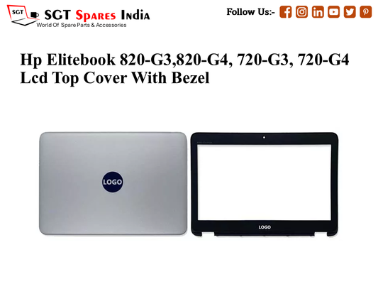 LAPTOP LCD TOP COVER WITH BAZEL WITH FOR HP ELITEBOOK 820-G3,820-G4, 720-G3, 720-G4