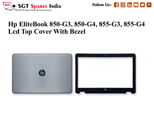 LAPTOP LCD TOP COVER WITH BAZEL FOR HP ELITEBOOK 750-G3, 750-G4 850-G3,850-G4, 855-G3, 855-G4
