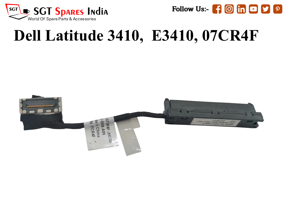 D-ell Latitude 3410, E3410, 07CR4F Laptop Hard-Disk (HDD) Cable