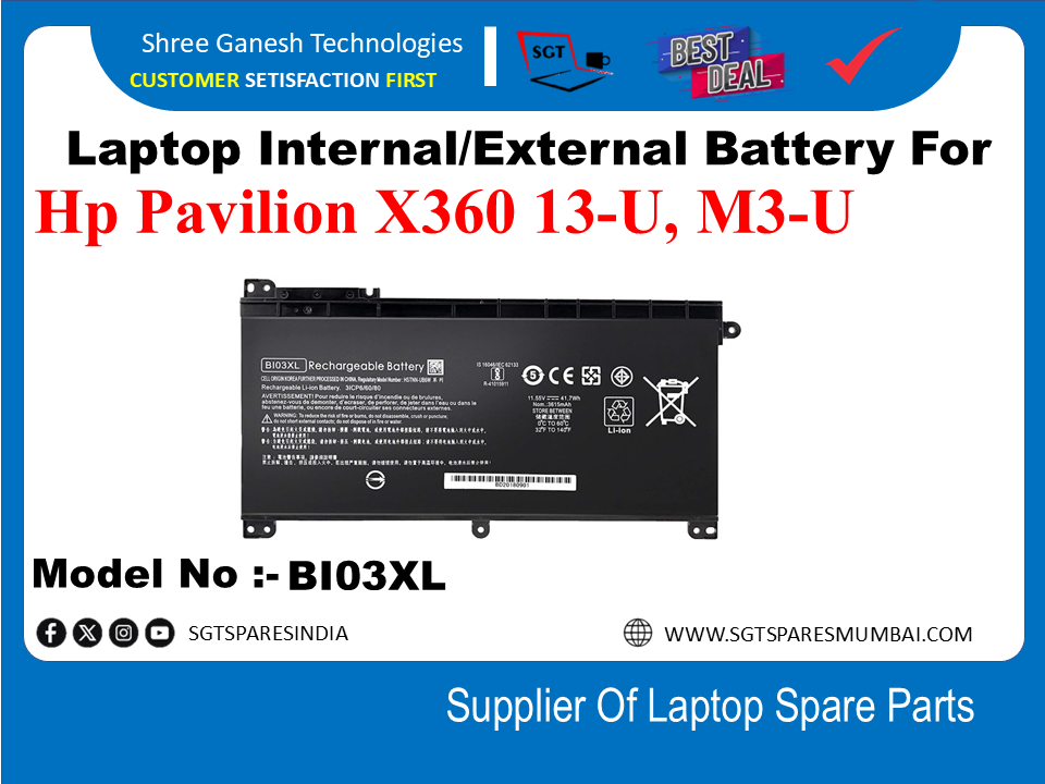 H-P BI03XL Internal Battery For Hp Pavilion X360 13-U, M3-U