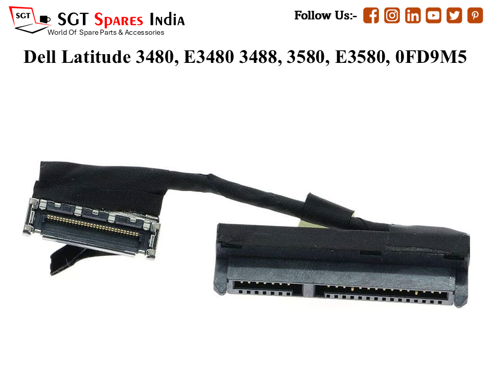 D-ell Latitude 3480, E3480 3488, 3580, E3580, 0FD9M5 Laptop Hard-Disk (HDD) Cable