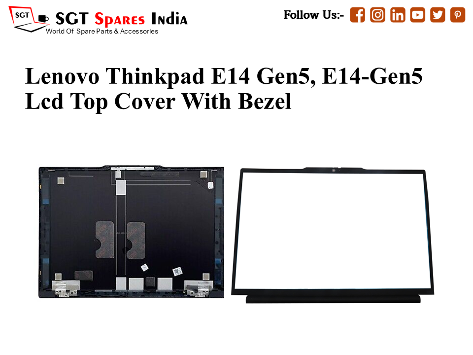 LAPTOP LCD TOP COVER WITH BAZEL FOR LENOVO THINKPAD E14 GEN5, E14-GEN5