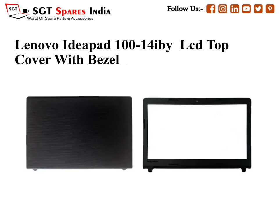 LAPTOP LCD TOP COVER WITH BAZEL FOR LENOVO IDEAPAD 100-14IBY,