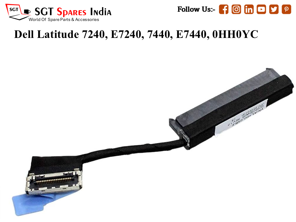 D-ell Latitude 7240, E7240, 7440, E7440, 0HH0YC Laptop Hard-Disk (HDD) Cable