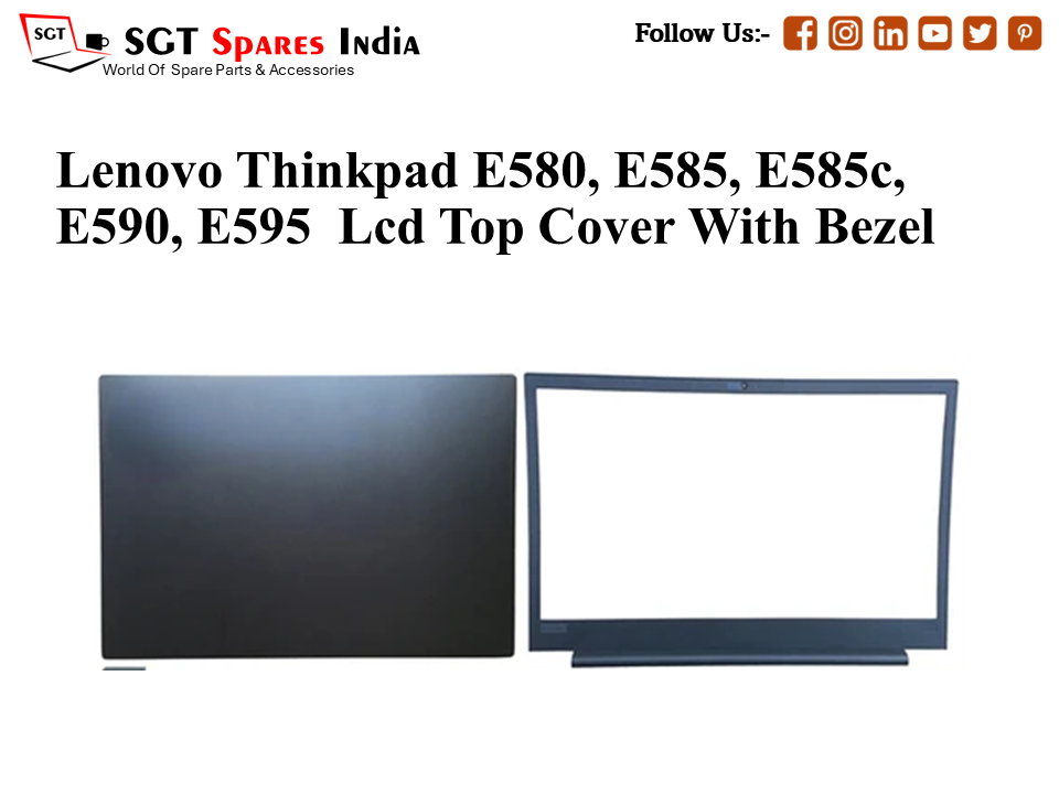 LAPTOP LCD TOP COVER WITH BAZEL FOR LENOVO THINKPAD E580, E585, E585C, E590, E595