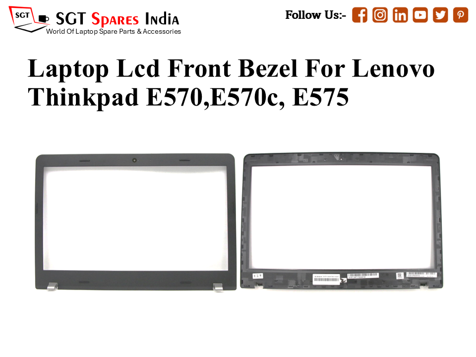 Laptop Lcd Front Bezel For Lenovo Thinkpad E570, E570c, E575