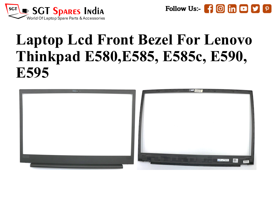 Laptop Lcd Front Bezel For Lenovo Thinkpad E580,E585, E585c, E590, E595
