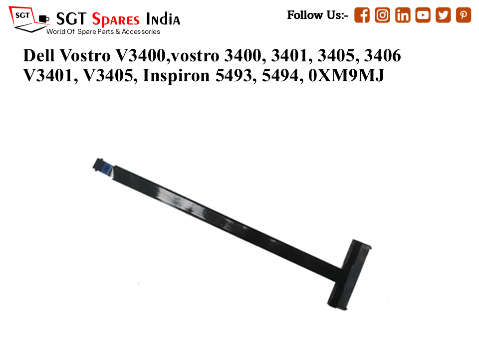 D-ell Vostro V3400,vostro 3400, 3401, 3405, 3406 V3401, V3405, Inspiron 5493, 5494, 0XM9MJ Laptop Hard-Disk (HDD) Cable